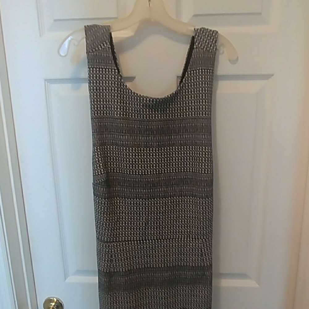 Banana Republic printed ruffled dress